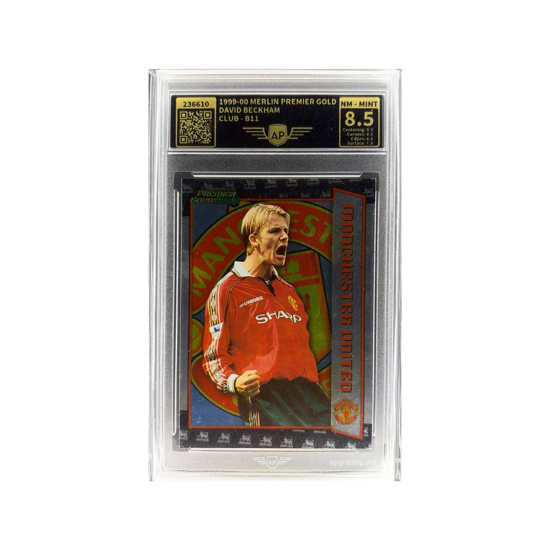 1999–00 Merlin Premier Gold – David Beckham Club #B11 (8.5 NM-MINT